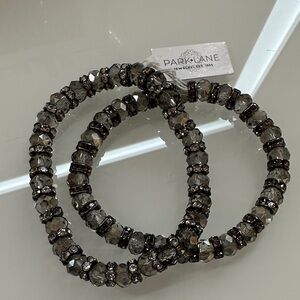 NWT Park Lane Smoky Beaded Bracelets